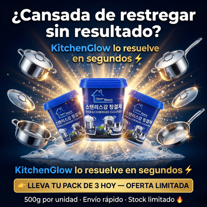 KitchenGlow™ – Limpieza Profunda Sin Esfuerzo para una Cocina Impecable